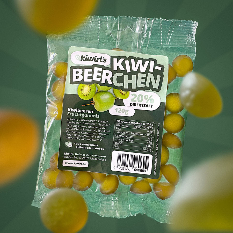 Kiwi berry fruit gums