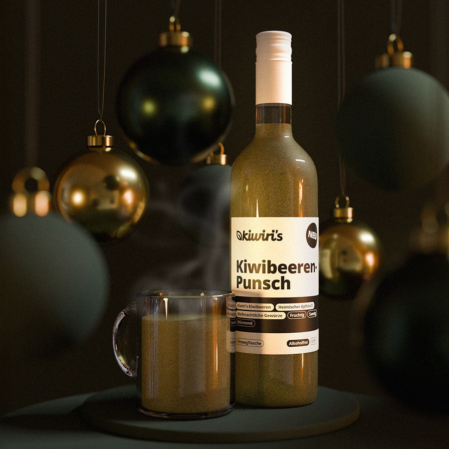 Kiwi berry mulled wine