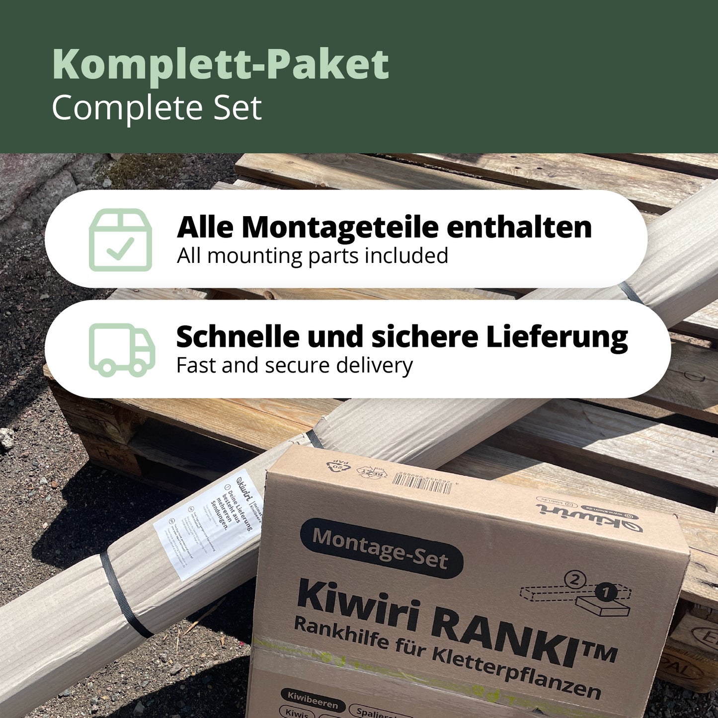 Kiwiri RANKI™ – Rankhilfe für Kletterpflanzen