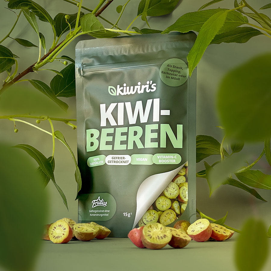 Gefriergetrocknete Kiwibeeren