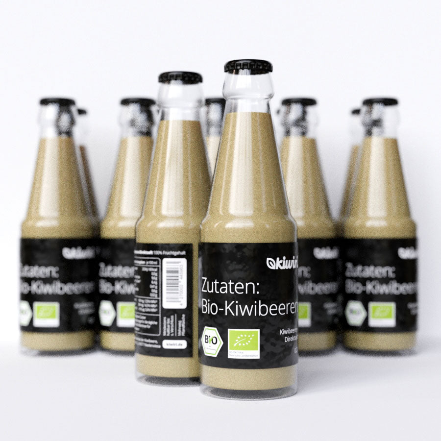 Organic kiwiberry direct juice