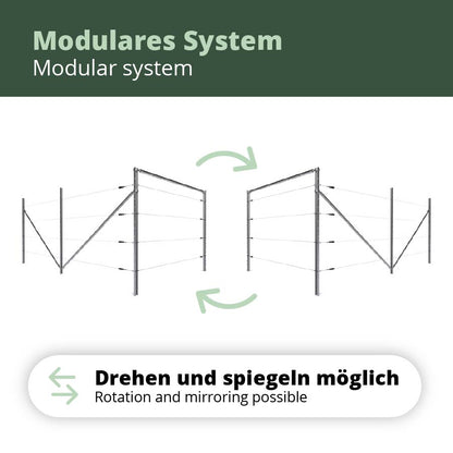Kiwiri RANKI™ – Eck-Lösung – Rankhilfe für Kletterpflanzen